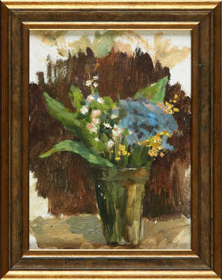 Чернышев Николай Михайлович. Букет с ландышами и незабудками 